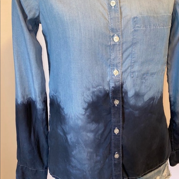*CUSTOM DYED BUTTON DOWN SHIRT - Picture 2 of 4